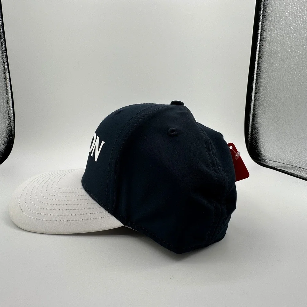 Srixon‎ Golf Tour Tech Hat Adjustable Snapback Navy White Lightweight Cap NEW